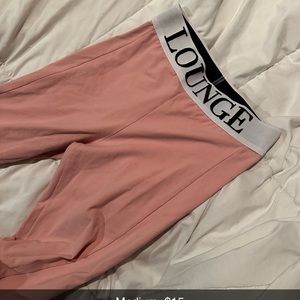 Pink leggings